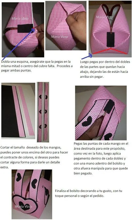 Cartera de foami paso a paso - Imagui
