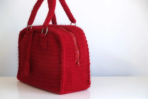 Bolso de ganchillo tipo maletín | SILAYAYA
