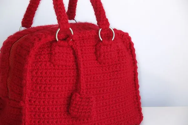 Bolso de ganchillo tipo maletín | SILAYAYA