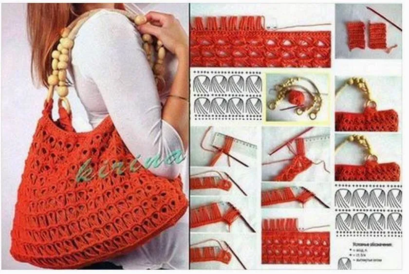 Un bolso con glamour / Desafío de Tejedoras / 40 tutoriales y ... Un bolso con glamour / Desafío de Tejedoras / 40 tutoriales y ...