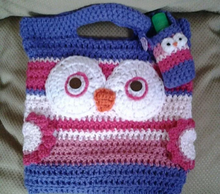 Bolso lechuza | Mis creaciones en tejido y más | Pinterest Bolso lechuza | Mis creaciones en tejido y más | Pinterest