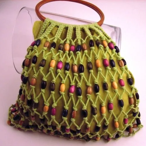 Macrame bolsos y carteras paso a paso - Imagui