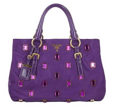Bolso morado estilo informal