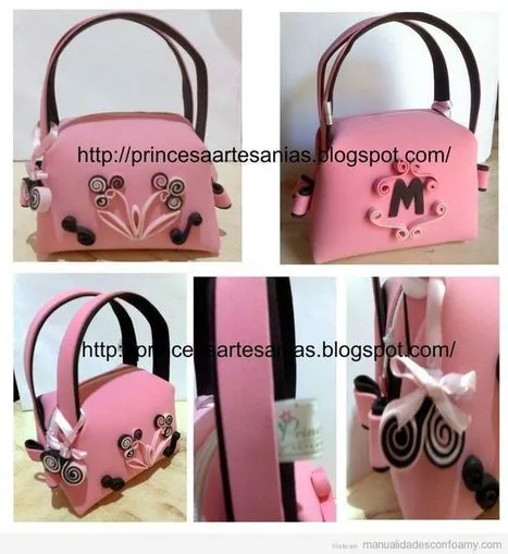 Bolso para niñas hechos con goma eva | G... Bolso para niñas hechos con goma eva | G...