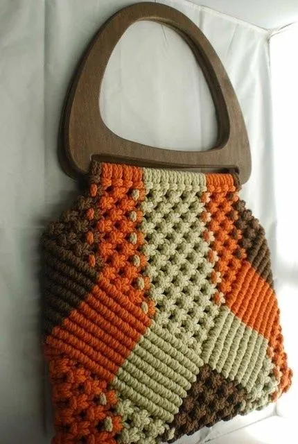 Bolso de nudos | Macrame (el arte de hacer nudos) | Pinterest