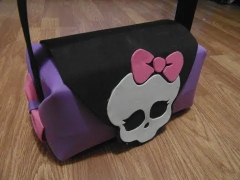 BOLSO (PURSE) MONSTER HIGH DE GOMA EVA (FOAMI) - YouTube