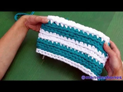 Bolso rectangular de trapillo | Tutorial DIY Crochet XXL - YouTube Bolso rectangular de trapillo | Tutorial DIY Crochet XXL - YouTube