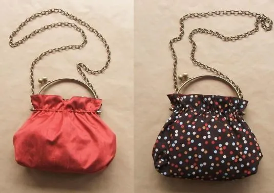 Como hacer un bolso reversible con anillas metálicas | Aprender ... Como hacer un bolso reversible con anillas metálicas | Aprender ...