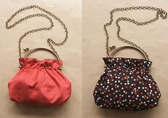 Cómo hacer un bolso reversible con asas metálicas Cómo hacer un bolso reversible con asas metálicas