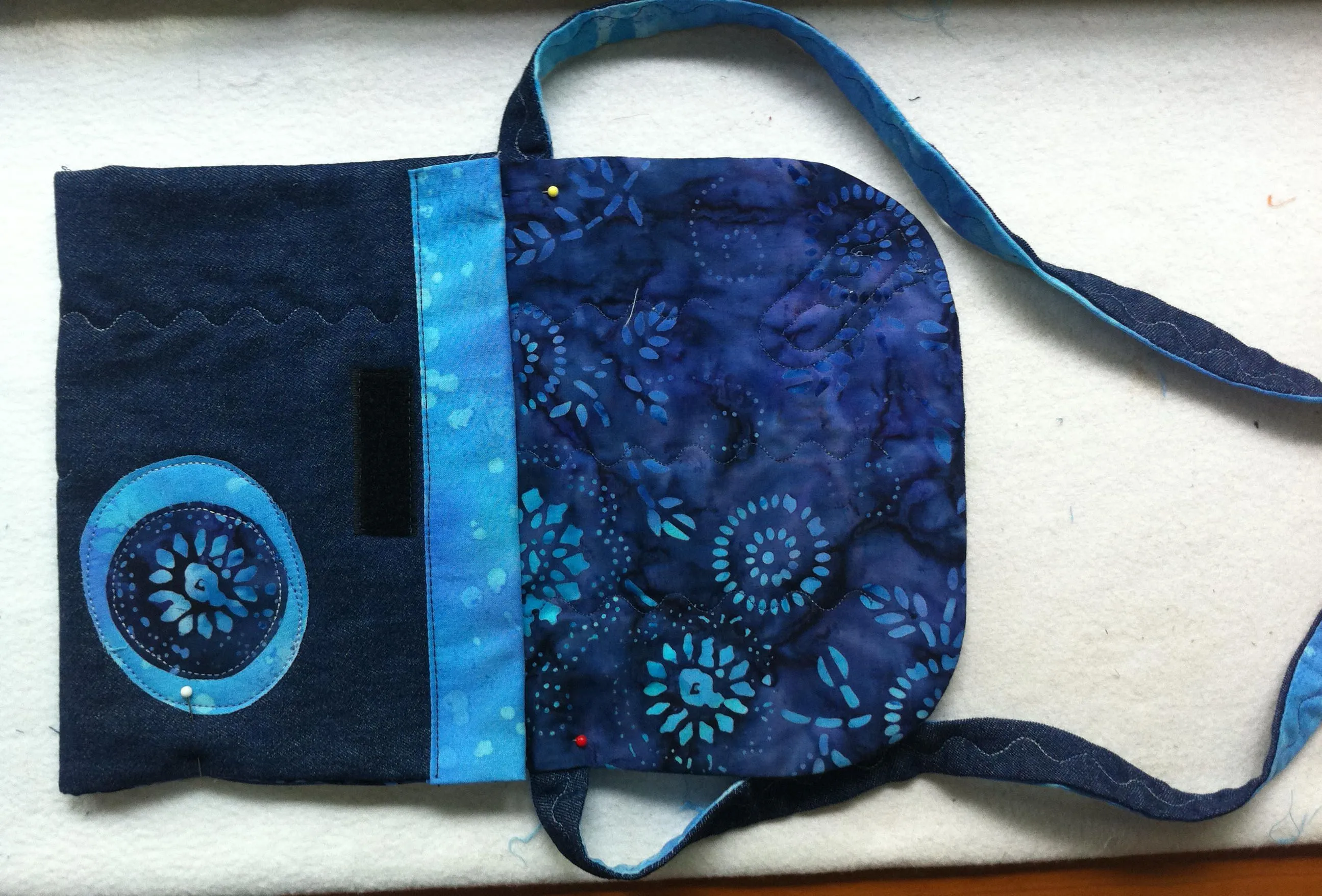 Bolso tejano en patchwork para San Valentín [tutorial] | Fibra ...