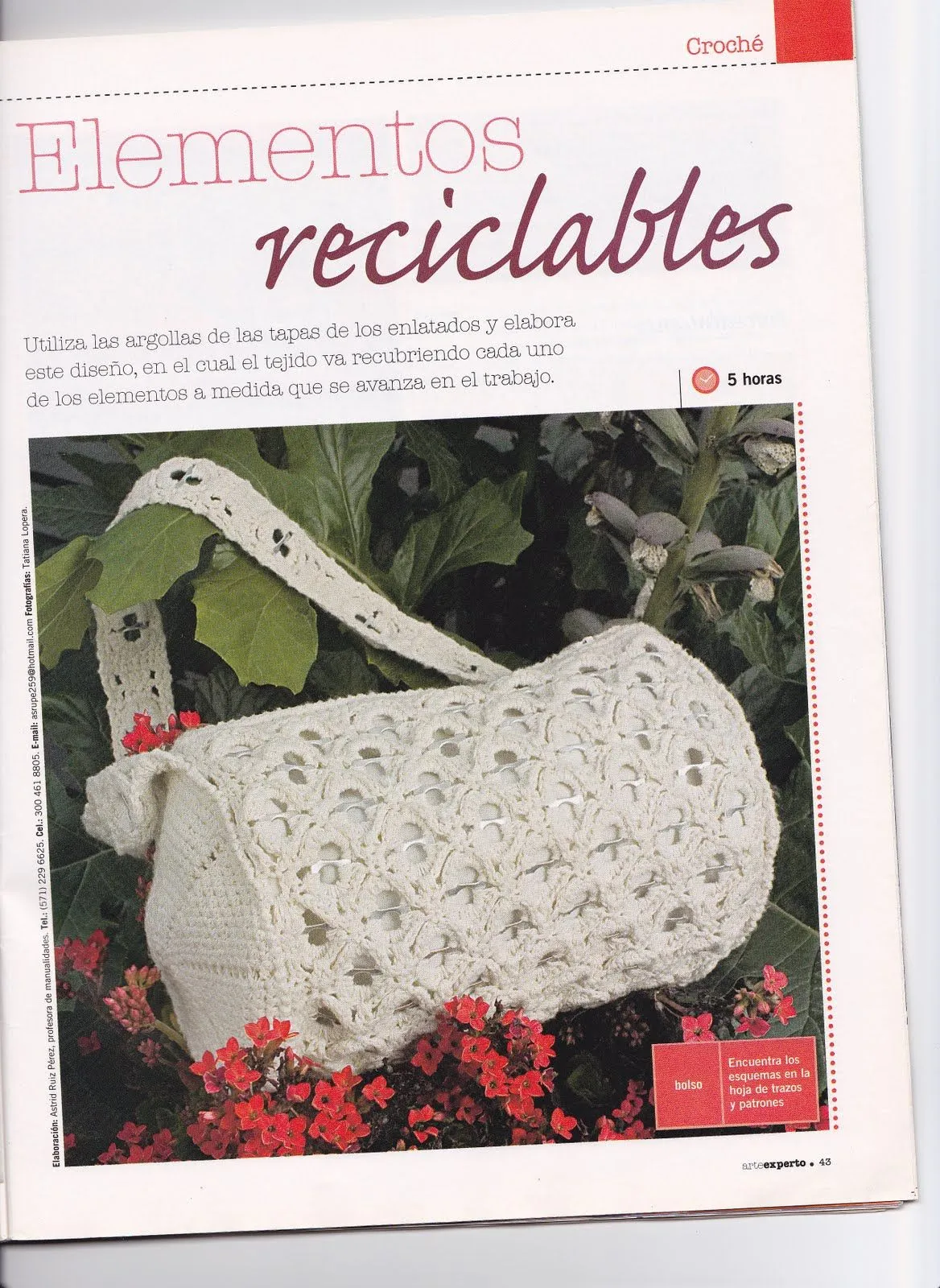Bolso Tejido En Crochet Con Cd S Pictures