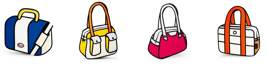 Bolsos creativos JumpFromPaper | El Extracto Creativo Bolsos creativos JumpFromPaper | El Extracto Creativo