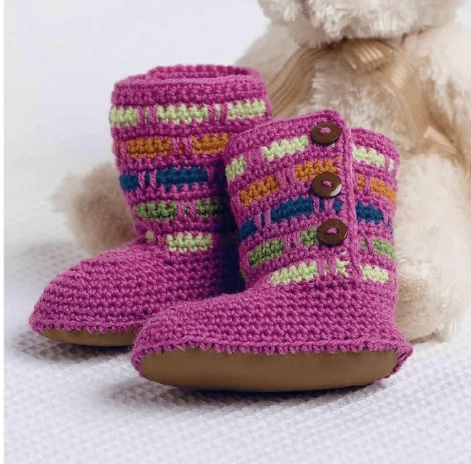 Botitas en crochet - Imagui