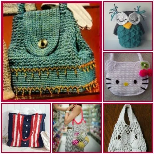 Bolsos juveniles a Crochet, para todos los niveles. http://www ... Bolsos juveniles a Crochet, para todos los niveles. http://www ...