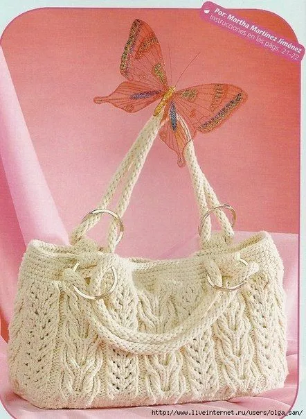 mis pasatiempos amo el crochet¡¡¡¡:): CON PATRONES CARTERA EN DOS ...