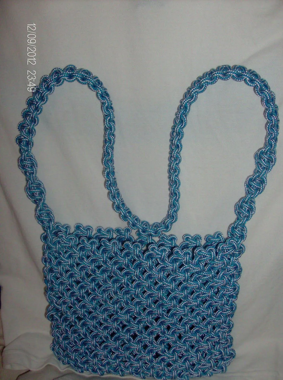 Bolsos de macrame tejidos a mano