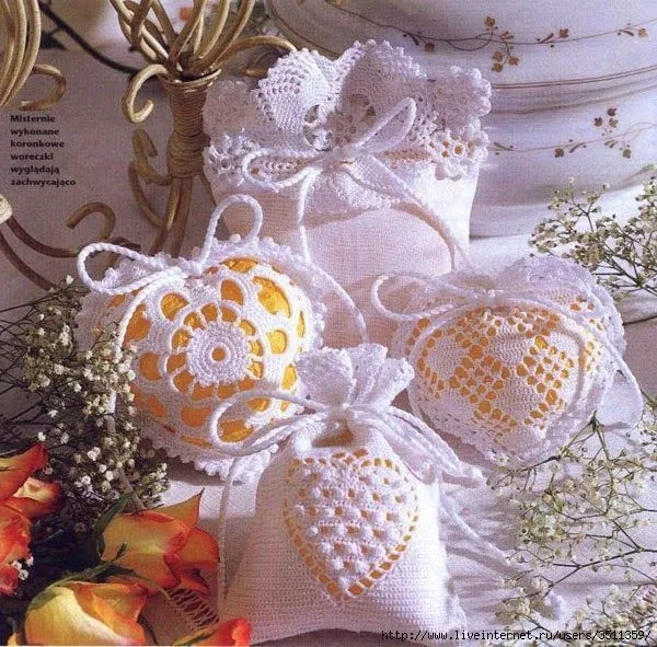 Grace y todo en Crochet: BOLSITAS PERFUMADAS...BAGS SCENTED ... Grace y todo en Crochet: BOLSITAS PERFUMADAS...BAGS SCENTED ...