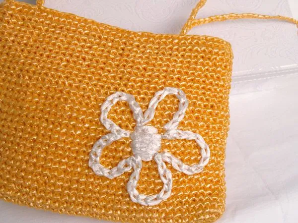Bolsas de rafia a crochet - Imagui