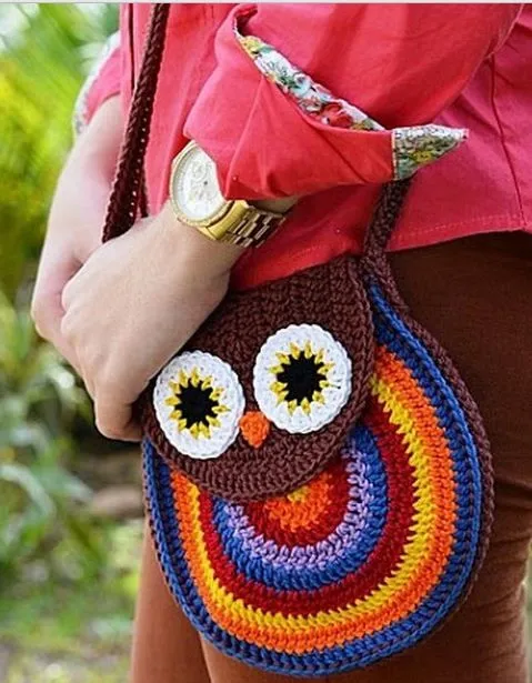 Bolsos tejidos a crochet patrón para imprimir ~ Solountip.com