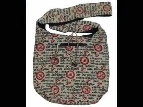 Bolsos de tela Hippies - YouTube