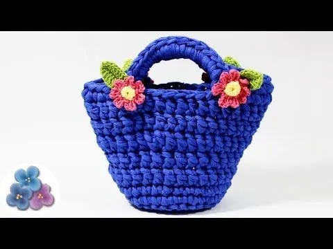 Como hacer Bolsos de Trapillo paso a paso Crochet XXL Ganchillo ...