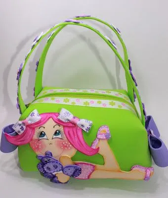 Bolsos+para+niña+foami+goma- ...
