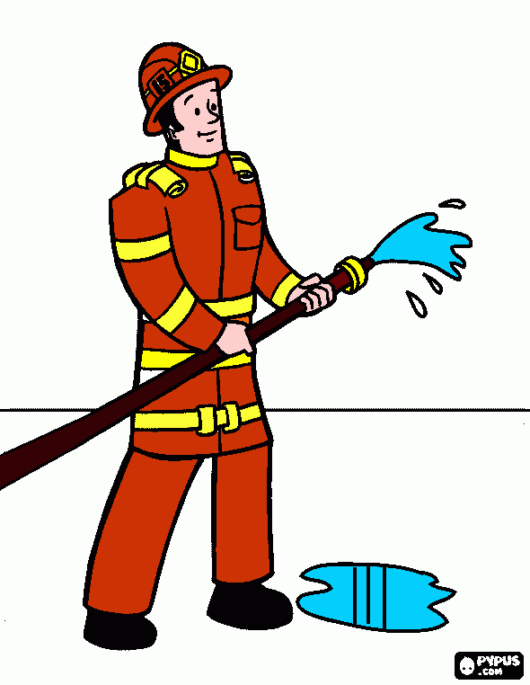 bombero a color para colorear, bombero a color para imprimir bombero a color para colorear, bombero a color para imprimir