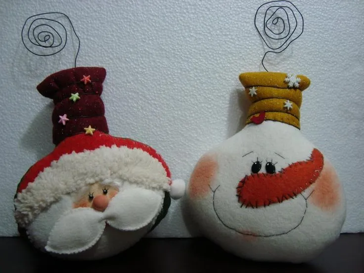 Bombillos Navideños | NAVIDAD MUÑECOS DE NIEVE TRAPO | Pinterest