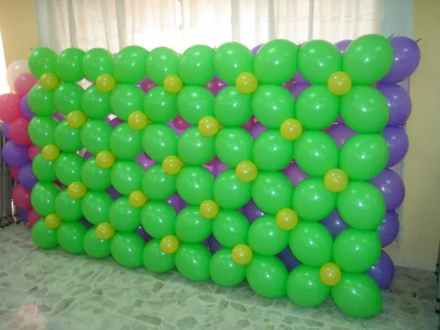 bombonland: DECORACION CON GLOBOS