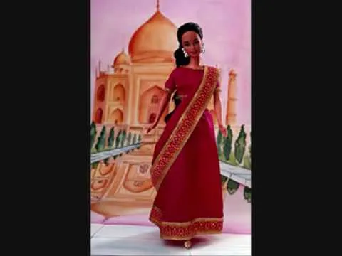 BONECAS COM TRAJES TÍPICOS DA INDIA - YouTube