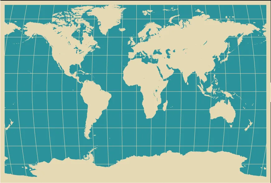 Bonita ilustración del mapa mundial en formato vectorial ... Bonita ilustración del mapa mundial en formato vectorial ...