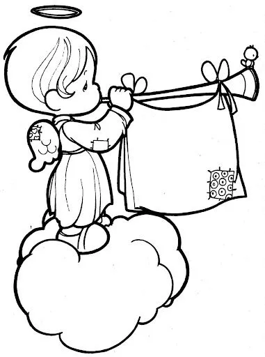 bonita imagen para colorear de los precious moments espero que les ... bonita imagen para colorear de los precious moments espero que les ...