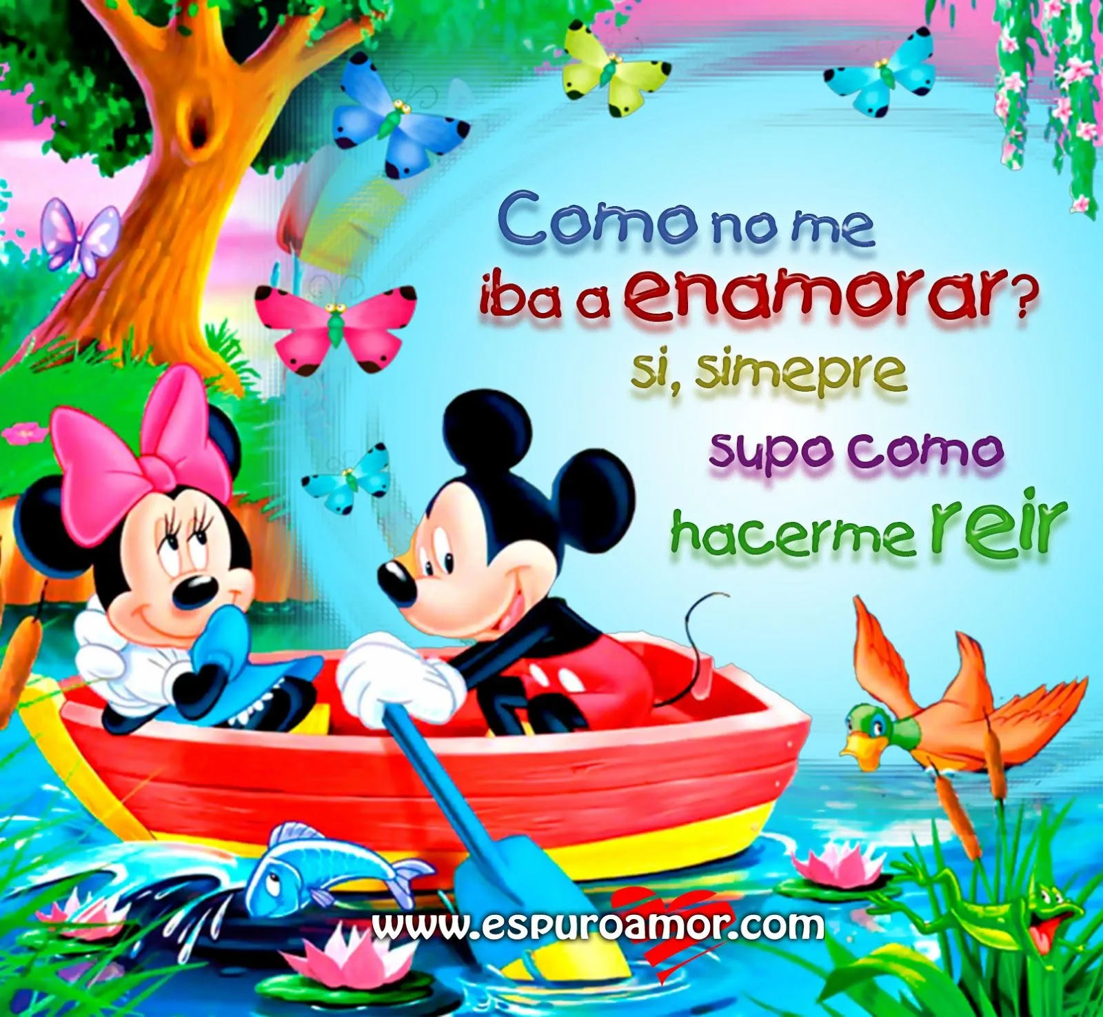 Frases de Mickey a Minnie - Imagui