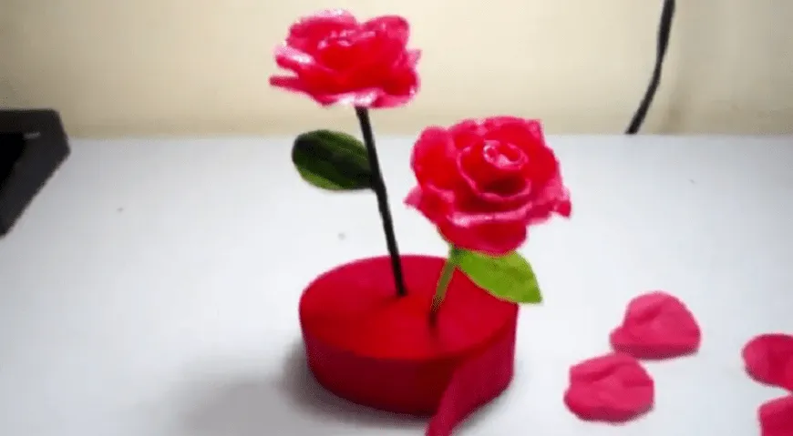 Como hacer Bonita rosa con papel crepe | Brico y Tube Diy Como hacer Bonita rosa con papel crepe | Brico y Tube Diy