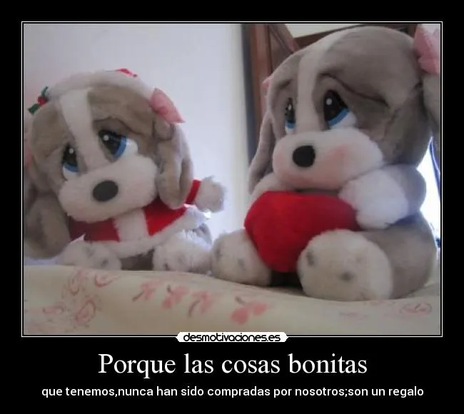 Porque las cosas bonitas | Desmotivaciones