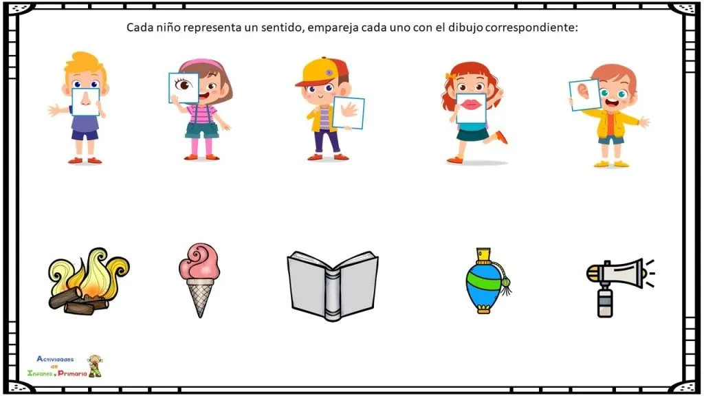 Bonitas Fichas para trabajar los 5 sentidos Bonitas Fichas para trabajar los 5 sentidos