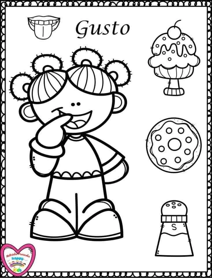 Bonitas láminas para trabajar los 5 sentidos, decora tu clase Bonitas láminas para trabajar los 5 sentidos, decora tu clase