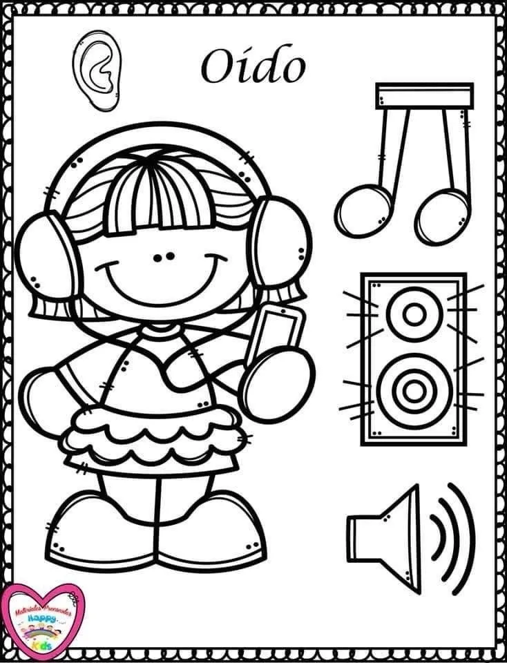 Bonitas láminas para trabajar los 5 sentidos, decora tu clase Bonitas láminas para trabajar los 5 sentidos, decora tu clase