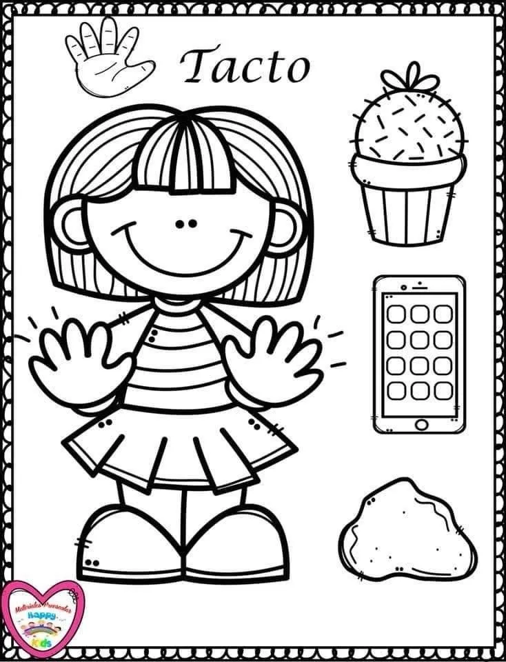 Bonitas láminas para trabajar los 5 sentidos, decora tu clase Bonitas láminas para trabajar los 5 sentidos, decora tu clase