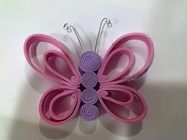 Bonitas mariposas de goma eva | mis creaciones | FOAM CRAFT ...