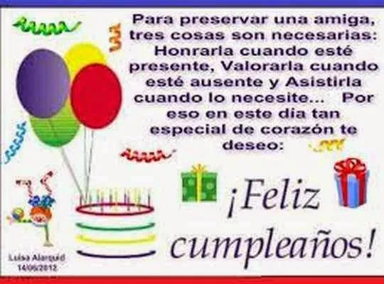 Bonitas palabras para felicitar a una amiga por su santo ~ Frases ...