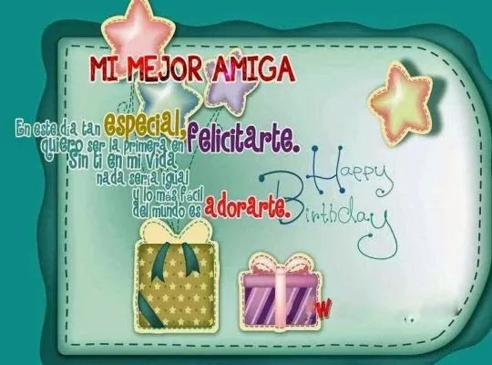 Bonitas palabras para felicitar a una amiga por su santo ~ Frases ...