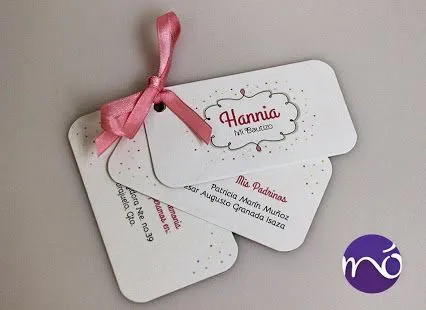 Bonitas y sencillas invitaciones de Bautizo :) | fiesta bienvenida ...