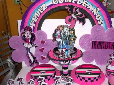 las mas bonitas tortas de monster high - YouTube