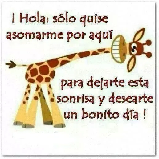 Bonito Dia :) | Hola XD