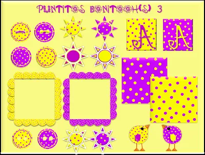 bonitooh...free scrap: Kit puntitos Bonitooh(s)...3 y marcos ... bonitooh...free scrap: Kit puntitos Bonitooh(s)...3 y marcos ...