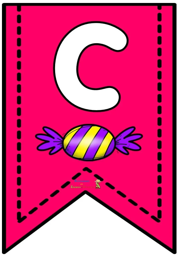 Bonitos banderines todas las letras del abecedario para decorar tu clase Bonitos banderines todas las letras del abecedario para decorar tu clase