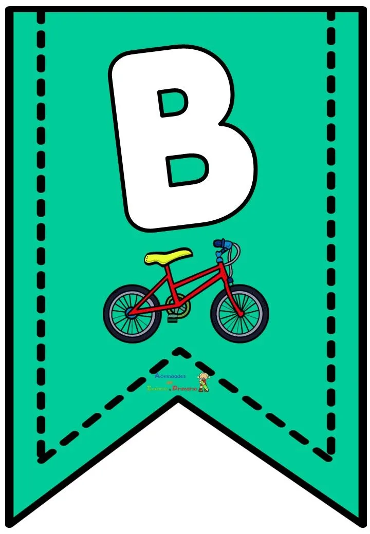 Bonitos banderines todas las letras del abecedario para decorar tu clase Bonitos banderines todas las letras del abecedario para decorar tu clase