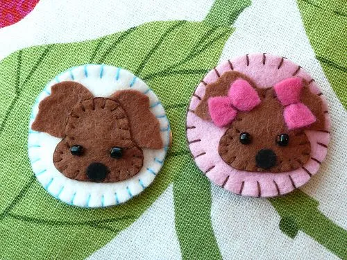 Bonitos | Broches de Fieltro | ideas y trucos para Broches de fieltro