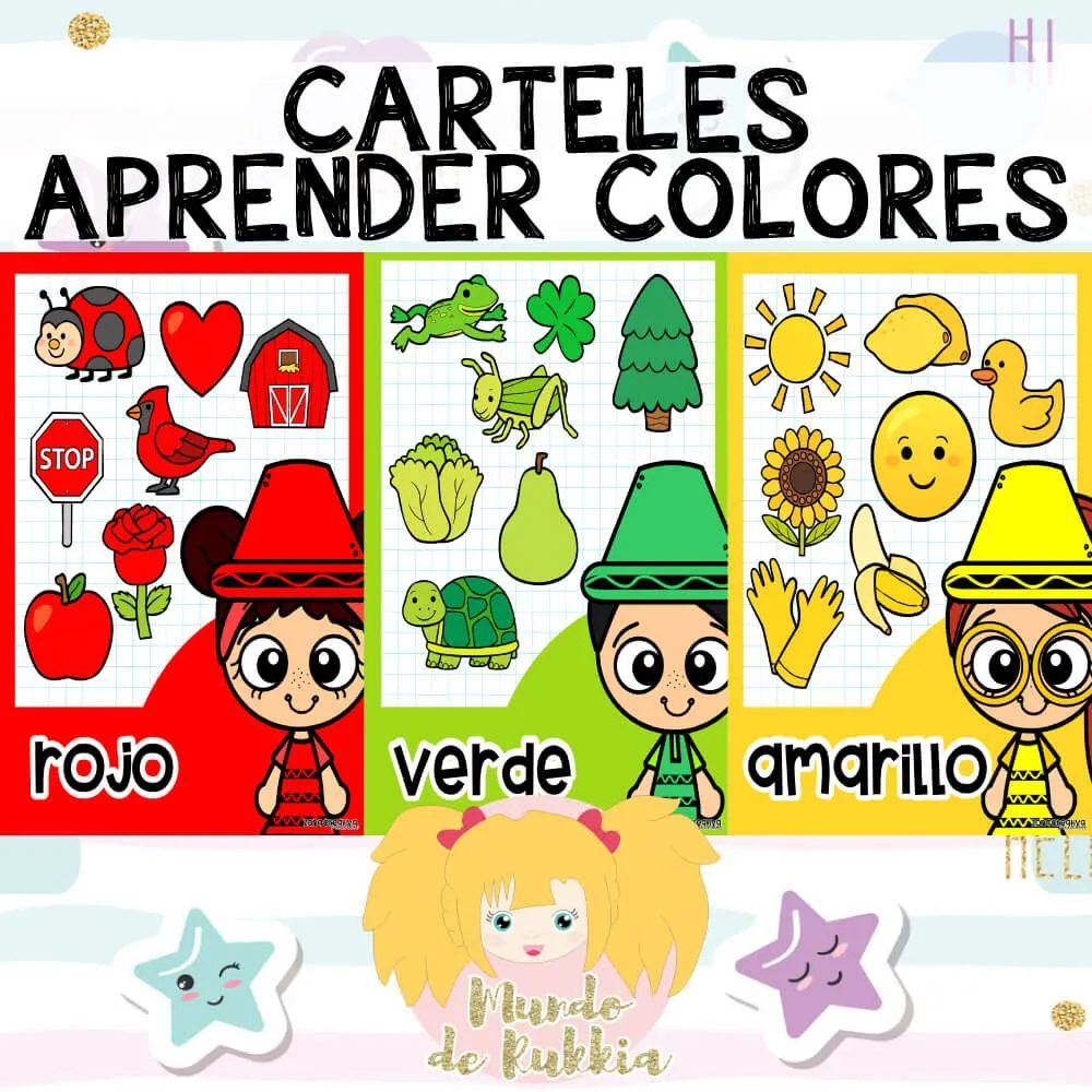 Bonitos Carteles de los Colores | Mundo de Rukkia Bonitos Carteles de los Colores | Mundo de Rukkia